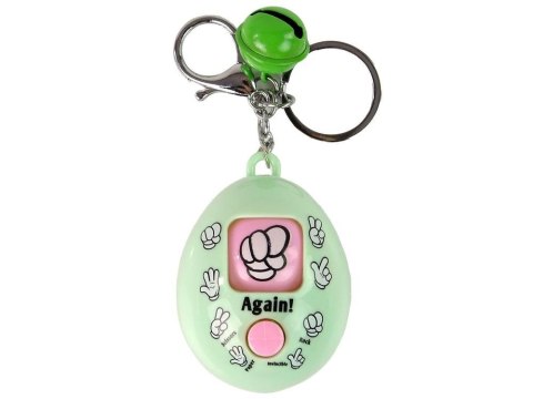 Brelok gra papier kamień nożyce miętowy 13401 Lean-toys