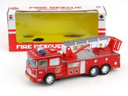 Auto straż pożarna na baterie, światło, dźwięk 31x12x9cm ADAR