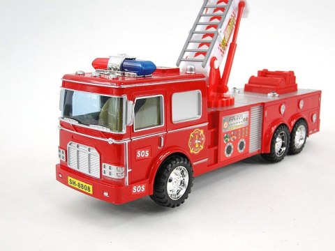 Auto straż pożarna na baterie, światło, dźwięk 31x12x9cm ADAR Auto straż pożarna na baterie, światło, dźwięk 31x12x9cm ADAR
