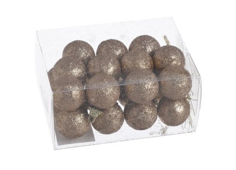Bombki brokat 3cm 24szt. ZŁOTO 158CAN3-24/PCV_03 CANEA Bombki brokat 3cm 24szt. ZŁOTO 158CAN3-24/PCV_03 CANEA
