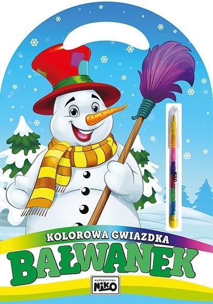Kolorowa gwiazdka Bałwanek NIKO - wydawnictwo Kolorowa gwiazdka Bałwanek NIKO - wydawnictwo