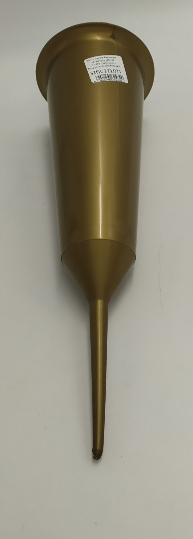Wazon szpic 5szt Złoty 33cm POLPLAST Wazon szpic 5szt Złoty 33cm POLPLAST