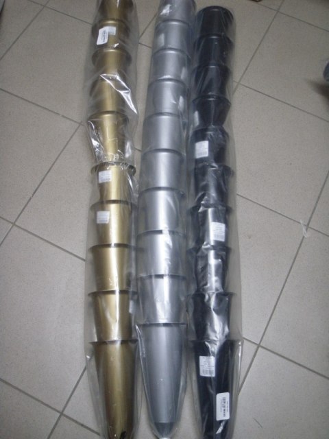 Wazon szpic 5szt Złoty 33cm POLPLAST Wazon szpic 5szt Złoty 33cm POLPLAST