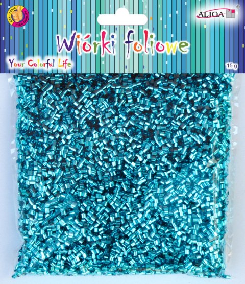 Wiórki foliowe niebieskie op.15g WF-07 ALIGA Wiórki foliowe niebieskie op.15g WF-07 ALIGA