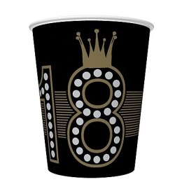 Kubki papierowe 250ml Hollywood Style 18-stka 8szt. 79-50 TAMIPOL
