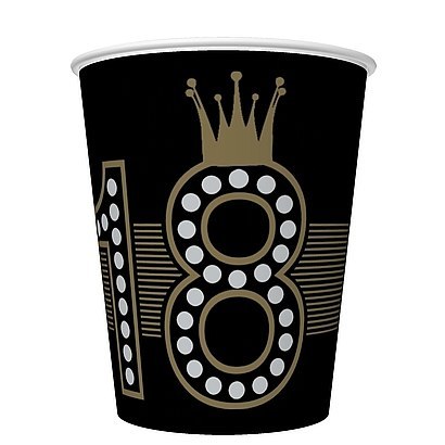 Kubki papierowe 250ml Hollywood Style 18-stka 8szt. 79-50 TAMIPOL