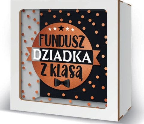 Skarbonka 17,5 x 17,5cm Super Dziadek z klasą CARGO-anioły Skarbonka 17,5 x 17,5cm Super Dziadek z klasą CARGO-anioły