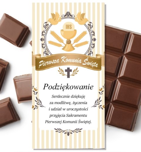Czekolada okolicznościowa KOMUNIA PODZIĘKOWANIA AARON-humor Czekolada okolicznościowa KOMUNIA PODZIĘKOWANIA AARON-humor