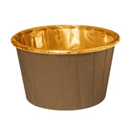 Papilotki muffinki babeczki 50 x 40mm foremki złoty brąz 50szt. TABO