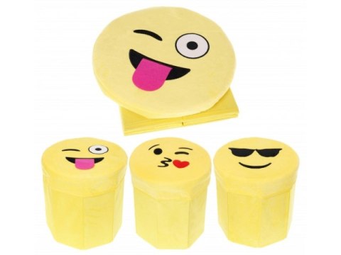 Pufa Emoji z możliwością przechowywania pojemnik GGV Pufa Emoji z możliwością przechowywania pojemnik GGV