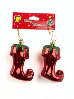 Bombki plastikowe 2szt. BUTY ELFA TROPIC, wojtas