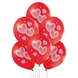 Balony serca 6szt. | BNS06-099 ALIGA