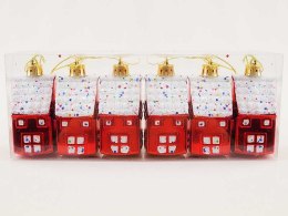 Bombki zawieszka 6szt. DOMEK TG44017-1 CERAMIC STUDIO-TOPGIFTS