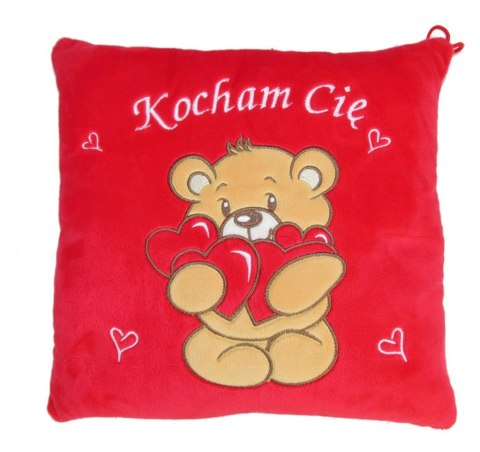 Poduszka pluszowa 25 x 25cm KOCHAM CIĘ P3335 Sun-day Poduszka pluszowa 25 x 25cm KOCHAM CIĘ P3335 Sun-day