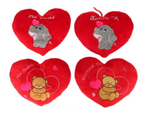 Serce pluszowe 25cm KOCHAM CIĘ / DLA CIEBIE S1331 Sun-day Serce pluszowe 25cm KOCHAM CIĘ / DLA CIEBIE S1331 Sun-day