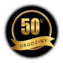 Naklejki 50 - te urodziny średnica 55 mm - 12szt NAKLEJKI Naklejki 50 - te urodziny średnica 55 mm - 12szt NAKLEJKI