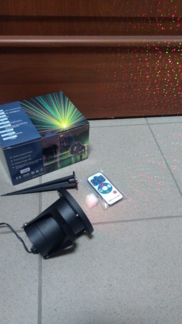 Projektor rzutnik laserowy + pilot wew/zew J2298 LAMPKI Projektor rzutnik laserowy + pilot wew/zew J2298 LAMPKI