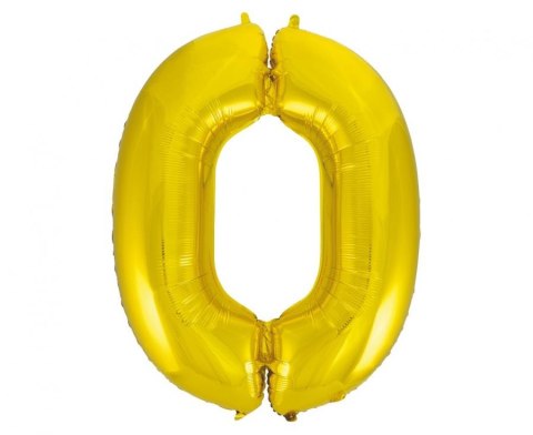 Balon foliowy B&C "Cyfra 0" złota 92cm | FG-C85Z0 GODAN Balon foliowy B&C "Cyfra 0" złota 92cm | FG-C85Z0 GODAN