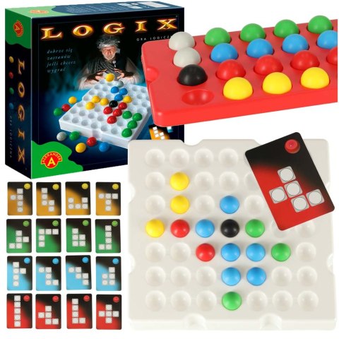ALEXANDER Logix Gra logiczna planszowa 46 elementów 10+ Zakład Produkcyjny "Alexander" Piotr Pundzis