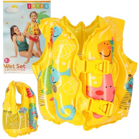 INTEX 59661 Kamizelka dmuchana kapok do pływania dla dzieci 3-5lat 18-23kg Kik sp. z o.o. sp. k.