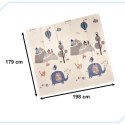 Mata edukacyjna piankowa dwustronna składana słonie las 180 x 200 cm Kik sp. z o.o. sp. k. Mata edukacyjna piankowa dwustronna składana słonie las 180 x 200 cm Kik sp. z o.o. sp. k.