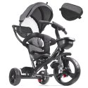 Rowerek trójkołowy Trike Fix Lite 3w1 z daszkiem obracany regulowany spacerówka prowadnik pasy szary Kik Sp. z o. o. Sp. k. Rowerek trójkołowy Trike Fix Lite 3w1 z daszkiem obracany regulowany spacerówka prowadnik pasy szary Kik Sp. z o. o. Sp. k.