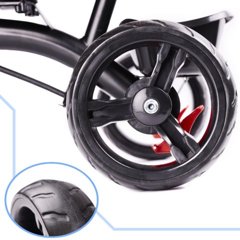 Rowerek trójkołowy Trike Fix Lite 3w1 z daszkiem obracany regulowany spacerówka prowadnik pasy szary Kik Sp. z o. o. Sp. k. Rowerek trójkołowy Trike Fix Lite 3w1 z daszkiem obracany regulowany spacerówka prowadnik pasy szary Kik Sp. z o. o. Sp. k.