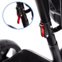 Rowerek trójkołowy Trike Fix Lite 3w1 z daszkiem obracany regulowany spacerówka prowadnik pasy szary Kik Sp. z o. o. Sp. k. Rowerek trójkołowy Trike Fix Lite 3w1 z daszkiem obracany regulowany spacerówka prowadnik pasy szary Kik Sp. z o. o. Sp. k.