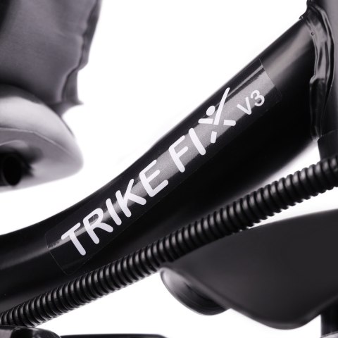 Rowerek trójkołowy Trike Fix Lite 3w1 z daszkiem obracany regulowany spacerówka prowadnik pasy szary Kik Sp. z o. o. Sp. k. Rowerek trójkołowy Trike Fix Lite 3w1 z daszkiem obracany regulowany spacerówka prowadnik pasy szary Kik Sp. z o. o. Sp. k.