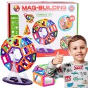 Klocki magnetyczne konstrukcyjne zestaw 59 el. 630 Klocki magnetyczne konstrukcyjne zestaw 59 el. 630