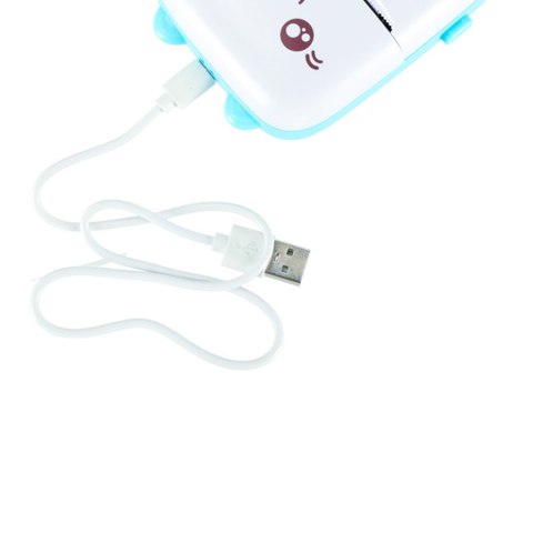 Drukotek drukarka mini termiczna do zdjęć etykiet + kabel USB kot niebieski Kik sp. z o.o. sp. k. Drukotek drukarka mini termiczna do zdjęć etykiet + kabel USB kot niebieski Kik sp. z o.o. sp. k.