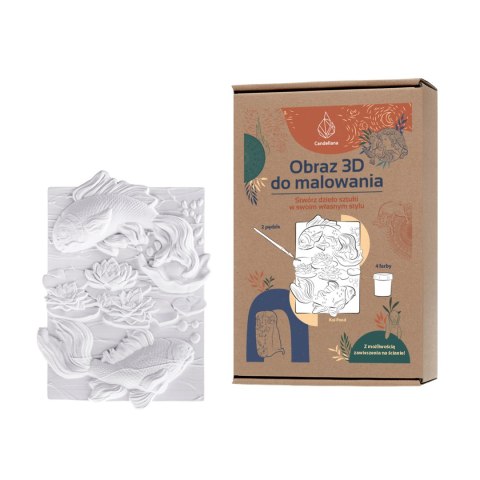 Kolorowanka gipsowa obraz do malowania 3D CANDELLANA ryby zestaw farby i pędzle Youartgift Spółka z Ograniczoną Odpowiedzialnością Kolorowanka gipsowa obraz do malowania 3D CANDELLANA ryby zestaw farby i pędzle Youartgift Spółka z Ograniczoną Odpowiedzialnością