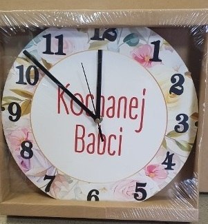 Zegar ścienny 30cm Kochanej Babci RUMIN-obrazy Zegar ścienny 30cm Kochanej Babci RUMIN-obrazy