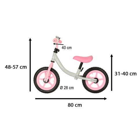 Rowerek biegowy Trike Fix Balance ultra lekki 1,8kg szary różowy Kik sp. z o.o. sp. k. Rowerek biegowy Trike Fix Balance ultra lekki 1,8kg szary różowy Kik sp. z o.o. sp. k.