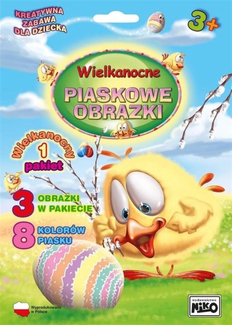 Wielkanocne piaskowe obrazki nr.1 NIKO - wydawnictwo Wielkanocne piaskowe obrazki nr.1 NIKO - wydawnictwo