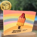 MATERAC DMUCHANY DO PŁYWANIA PLAŻA NA BASEN LÓD NA PATYKU DUŻY XXL