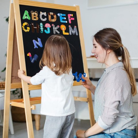 DUŻE MAGNESY NA LODÓWKĘ ALFABET ZWIERZĘTA 26 SZT. DUŻE MAGNESY NA LODÓWKĘ ALFABET ZWIERZĘTA 26 SZT.