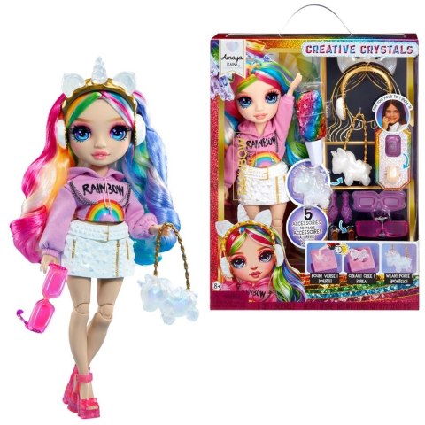 121411-EUC Rainbow High Creative Crystals Fashion Doll- Amaya Rainbow High 121411-EUC Rainbow High Creative Crystals Fashion Doll- Amaya Rainbow High