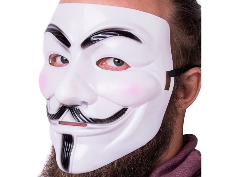 Maska anonymous vendetta acta protest halloween VERK GROUP Maska anonymous vendetta acta protest halloween VERK GROUP