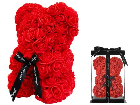 Miś z płatków róż prezent duży pudełko rose XL 25cm | 01903 VERK GROUP Miś z płatków róż prezent duży pudełko rose XL 25cm | 01903 VERK GROUP