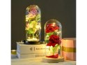 Wieczna róża led w szkle 378 GGV
