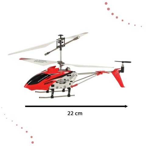 Helikopter zdalnie sterowany na pilota RC SYMA S107H 2.4GHz RTF czerwony Kik Sp. z o. o. Sp. k. Helikopter zdalnie sterowany na pilota RC SYMA S107H 2.4GHz RTF czerwony Kik Sp. z o. o. Sp. k.