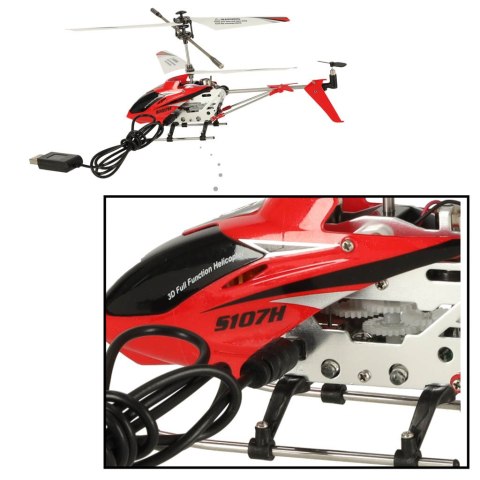 Helikopter zdalnie sterowany na pilota RC SYMA S107H 2.4GHz RTF czerwony Kik Sp. z o. o. Sp. k. Helikopter zdalnie sterowany na pilota RC SYMA S107H 2.4GHz RTF czerwony Kik Sp. z o. o. Sp. k.