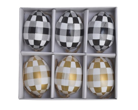 Jajka 6cm zawieszki 6szt. HEA-2023S0317 CANEA Jajka 6cm zawieszki 6szt. HEA-2023S0317 CANEA