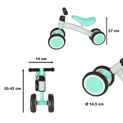 Rowerek Trike Fix Tiny czterokołowy biegowy miętowy Kik sp. z o.o. sp. k. Rowerek Trike Fix Tiny czterokołowy biegowy miętowy Kik sp. z o.o. sp. k.