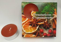 Podgrzewacz zapachowy 4szt. maxi Pomarańcza z cynamonem | TL01POC ZAWA-świeczki,serwetki
