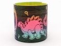 Sprężynka tęczowa dino 6,5x6,5cm ADAR Sprężynka tęczowa dino 6,5x6,5cm ADAR