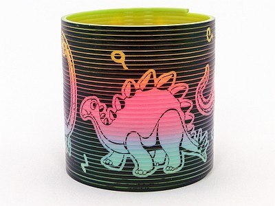 Sprężynka tęczowa dino 6,5x6,5cm ADAR Sprężynka tęczowa dino 6,5x6,5cm ADAR