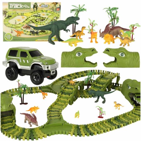 Tor wyścigowy dinozaury samochody 240 elementów Kik Sp. z o. o. Sp. k. Tor wyścigowy dinozaury samochody 240 elementów Kik Sp. z o. o. Sp. k.