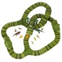 Tor wyścigowy dinozaury samochody 240 elementów Kik Sp. z o. o. Sp. k.
